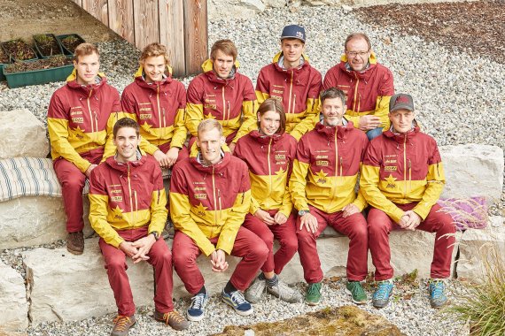 The national ski-mountaineering team of Germany, fully kitted out by Maloja.
