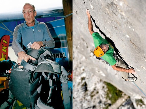 Bernd Kullmann bleibt weiterhin leidenschaftlicher Bergsteiger und Kletterer.
