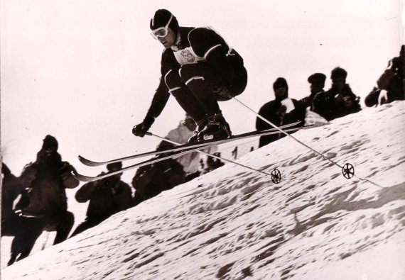 Ein Ausnahmetalent: Toni Sailer wurde sieben Mal Weltmeister und drei Mal Olympiasieger.