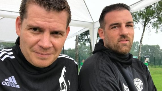 Raphael Brinkert (li.) und Ex-Fußballnationalspieler Christoph Metzelder sind Geschäftsführer von Jung von Matt/Sports. 