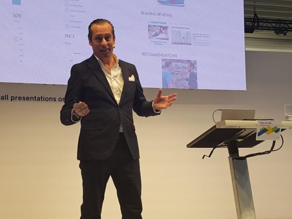 In the Digitize Arena Martin vom Stein spoke about the future of shopping.