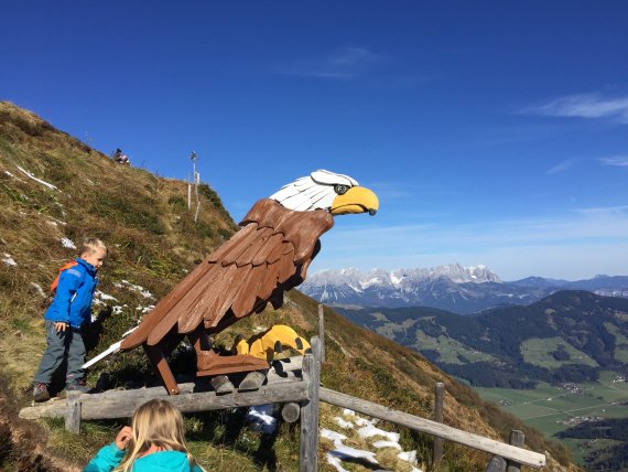 Braucht es wirklich den Fake-Adler, wenn man ohnehin in der Natur unterwegs ist?