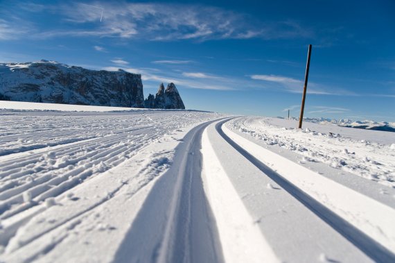 Südlich des Brenners beginnt Europas größtes Skigebiet für Langläufer