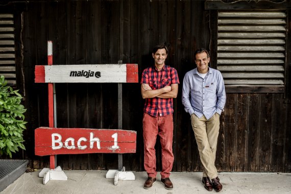 Peter Räuber (right) and Klaus Haas have made Maloja into one of the fastest growing sports fashion companies around.