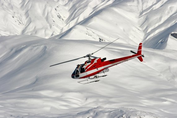 Rettung per Hubschrauber: für Freerider oft die einzige Chance, aber kostspielig