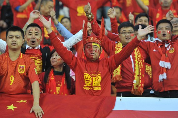 Soccer may be gaining ground in China, but in contrast to Germany, it’s still far from the most popular sport.
