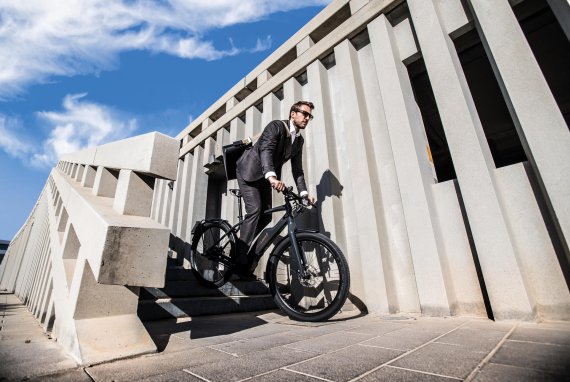 Das E-Bike ist auf dem Weg ins Büro eine willkommene Alternative