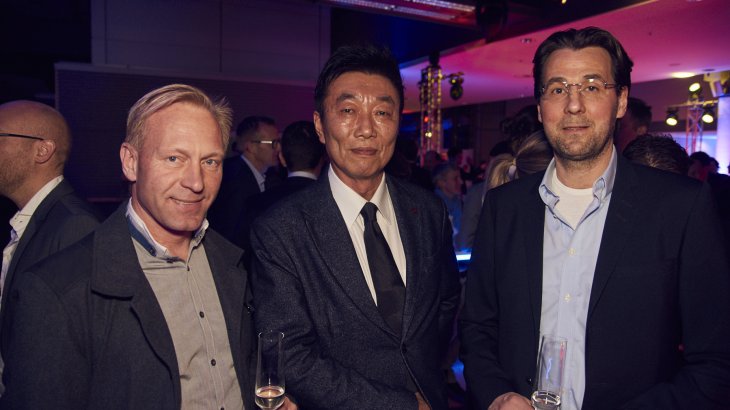 Martin Kössler (CEO HuginBiz), Takaya Miyoshi (Senior Associate Information Center Japan), Claes Forsberg (CEO Svenskt Sportforum).