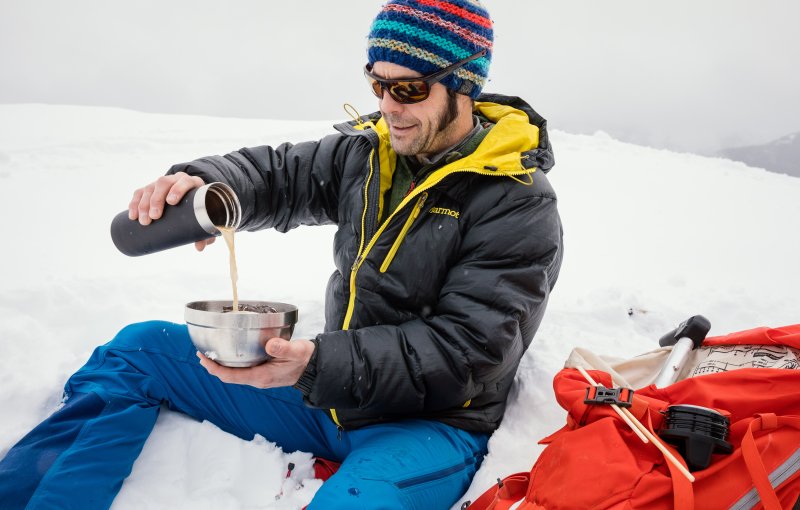 Strengthening ramen soup for the ski tour