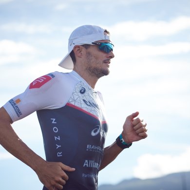 Jan Frodeno on his way to the third Ironman victory in Hawaii