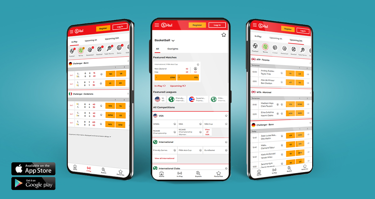 The 32Red mobile betting app