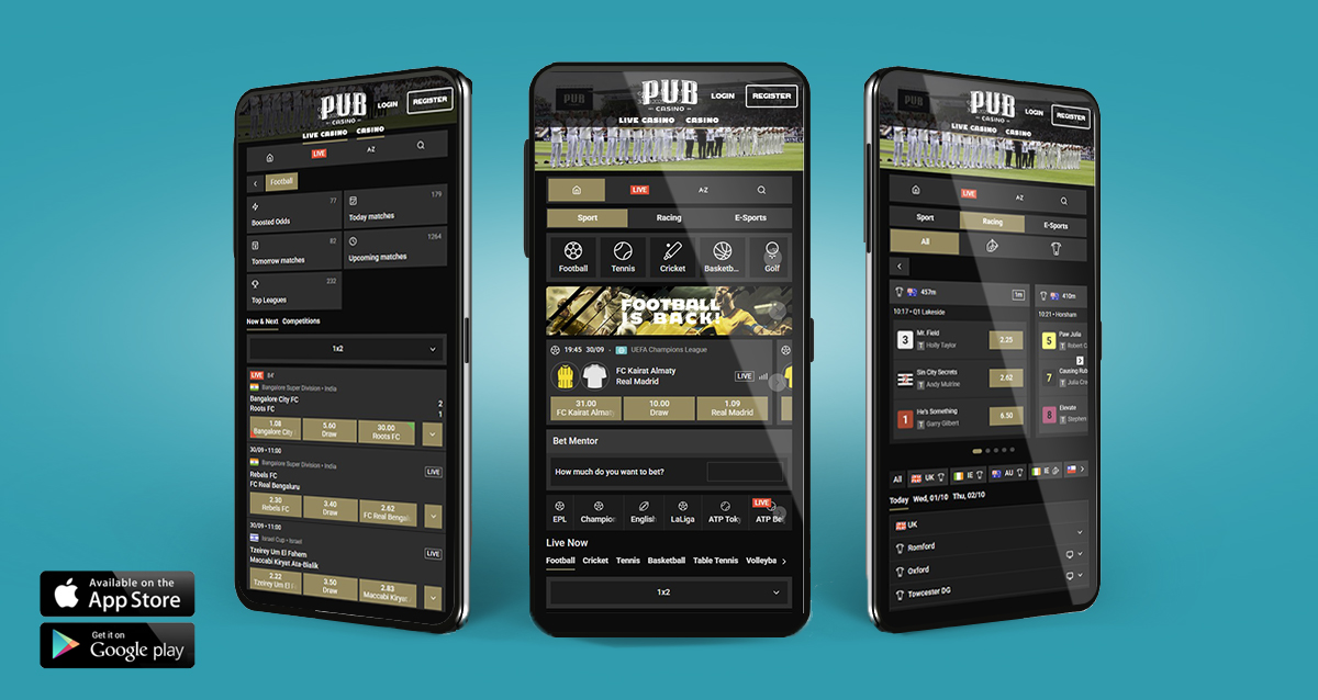 The Pub Sports Mobile Betting App