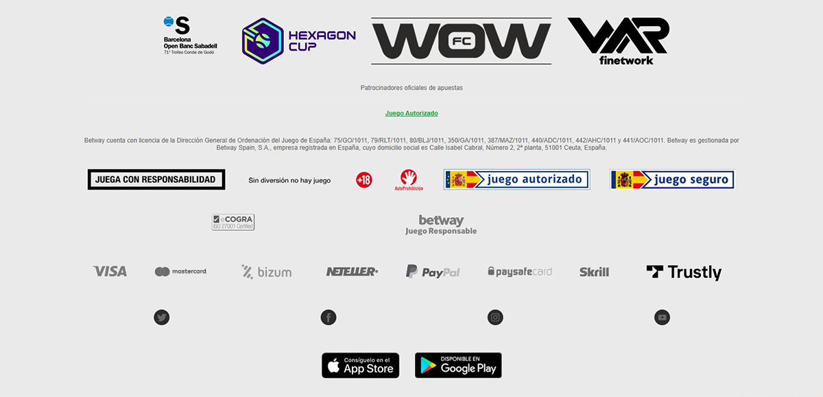 Medios de pago disponibles para las apuestas con retiro inmediato en Betway