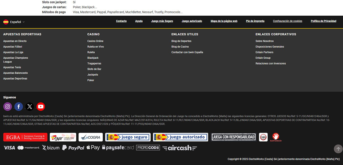 Métodos de pago para retiros rápidos al apostar en bwin