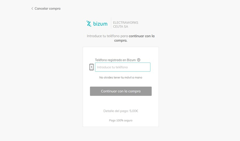 Proceso de depósito en casas de apuestas que aceptan Bizum.