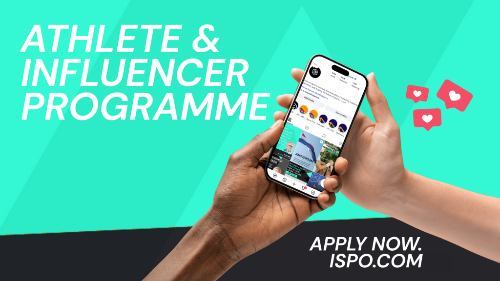 ISPO 2026: Applications to the Athlete & Influencer Programme are now open!