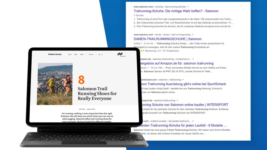 iGaming: On page 1 of Google search results within 2 months