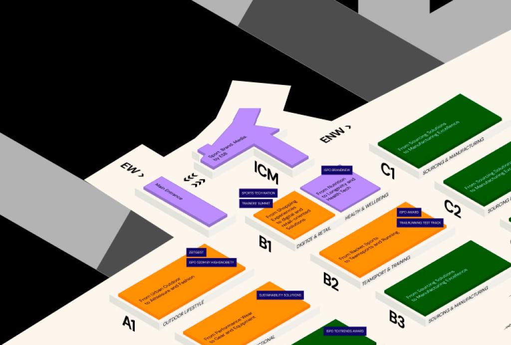 ISPO 2025: The halls of the flagship event of the global sports business