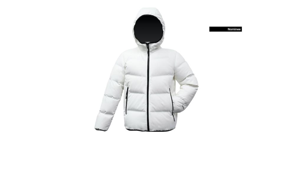More circular economy: Sustainable down jacket with high recycled content