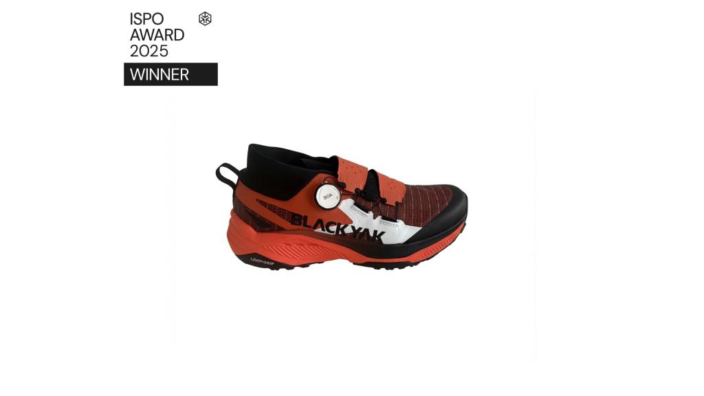 ISPO Award Winner 2025: Sky Arrow D TR trail running shoe from Blackyak