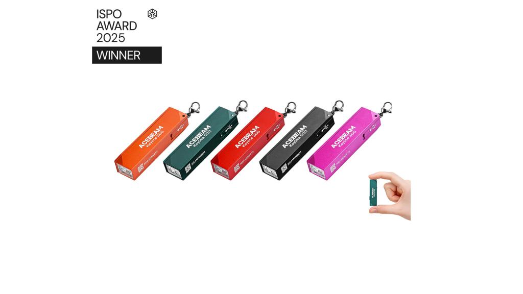 ISPO Award Winner 2025: Acebeam Keylite 500