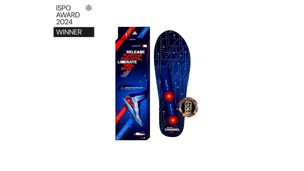 Winner of the ISPO Award 2024: The OC Channel Relief Insole from The O.C. Channel