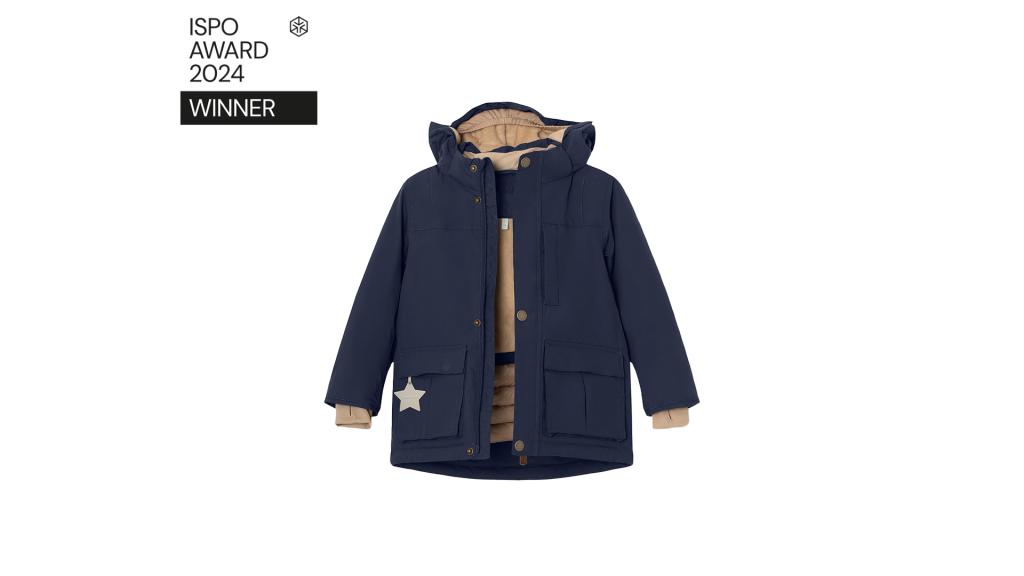 Winner of the ISPO Award 2024: The MATKASTORIO Winter Jacket from MINI A TURE Copenhagen