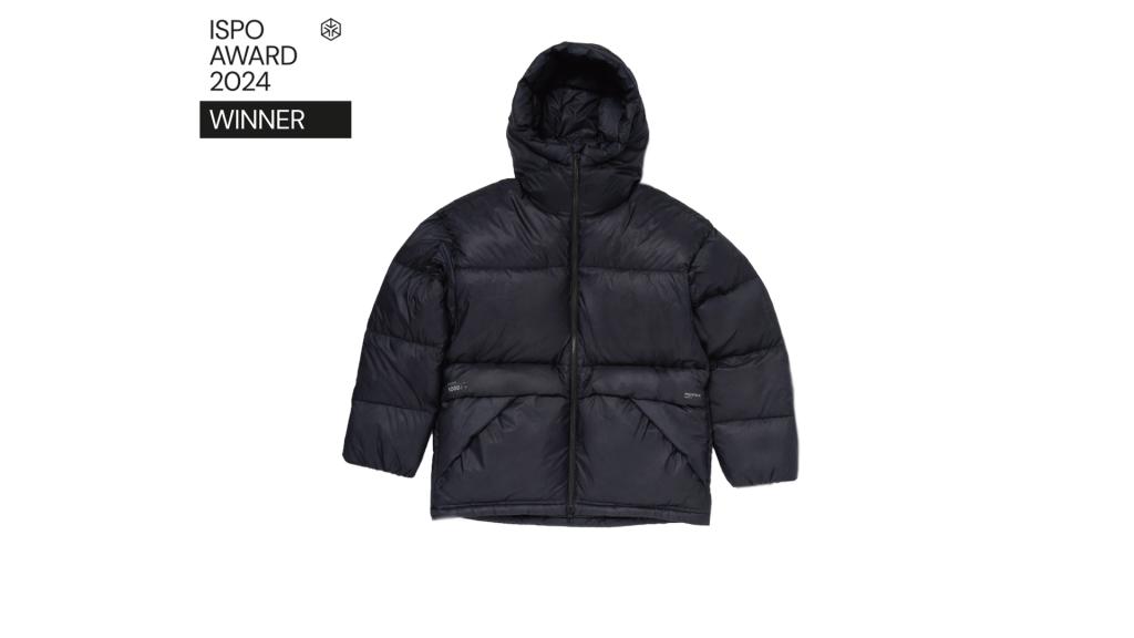 Winner of the ISPO Award 2024: ALLIED Feather + Down 1000 fill power ExpeDRY ultra light weight down parka