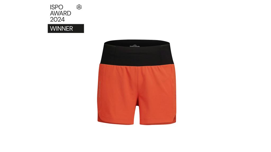 Winner of the ISPO Award 2024: Kathmandu’s Women’s Seeker Lined 4” Shorts with Carbon Capture technology
