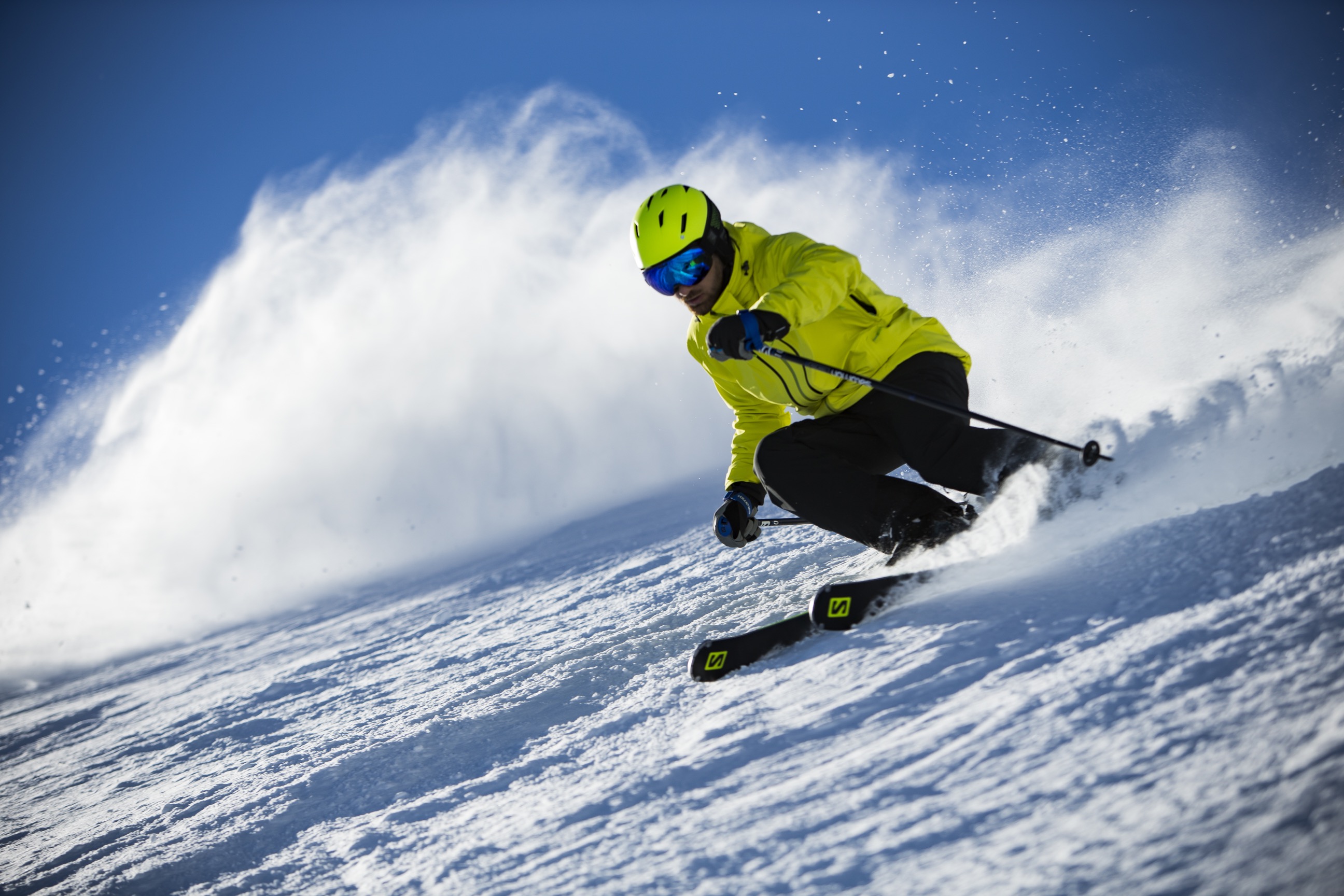Sensation of Skiing Like Pro: Salomon Skis Offer Edge Grip”