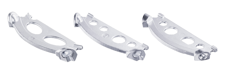 Credit:Dynafit Die drei Generationen der Inserts: (v.l.) Master Step, Quick Step-In, Standard