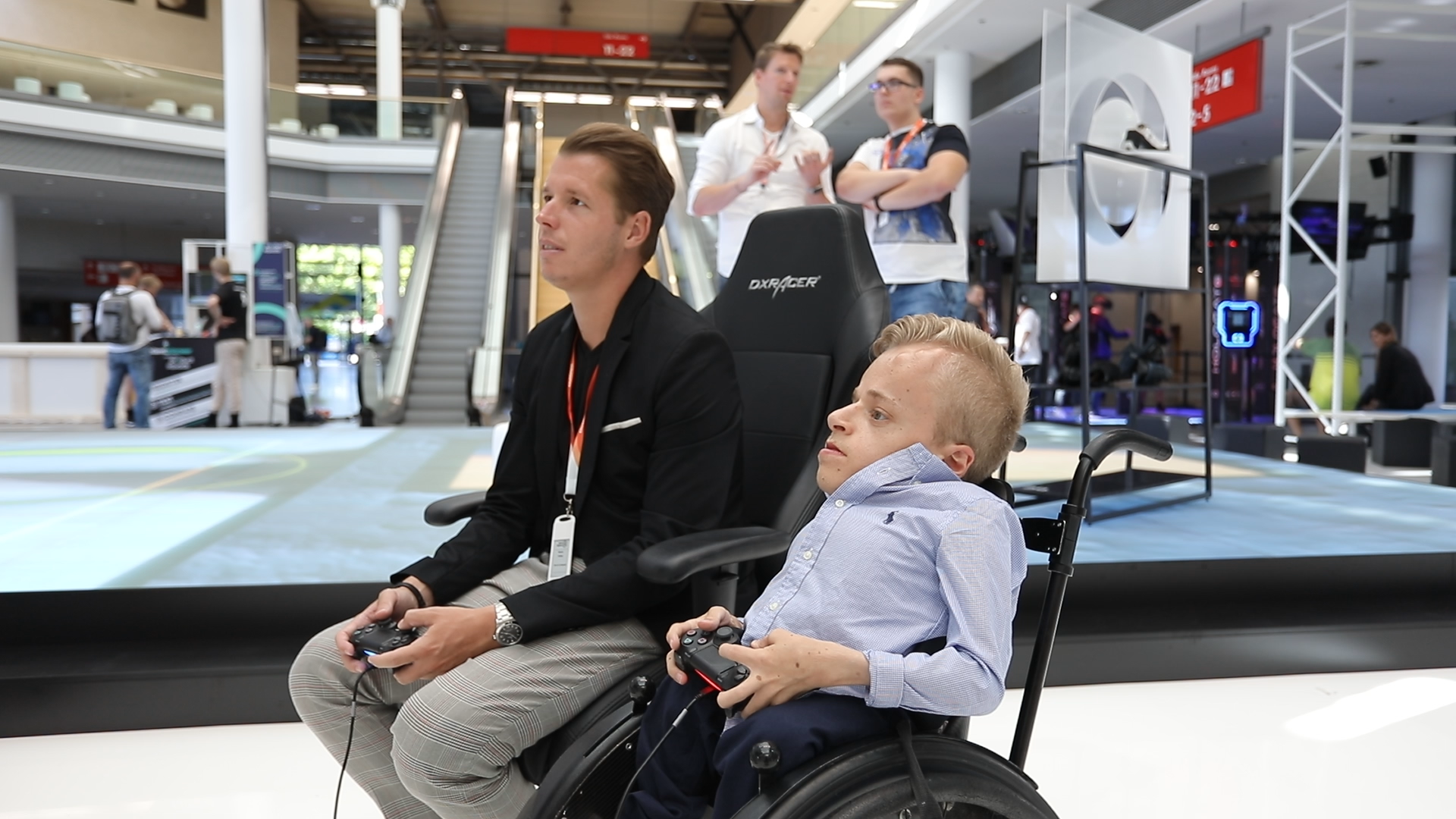 Mario Viska und Niklas Lugisland beim ISPO Digitize Summit Im Duell: Mario Viska und Niklas Luginsland