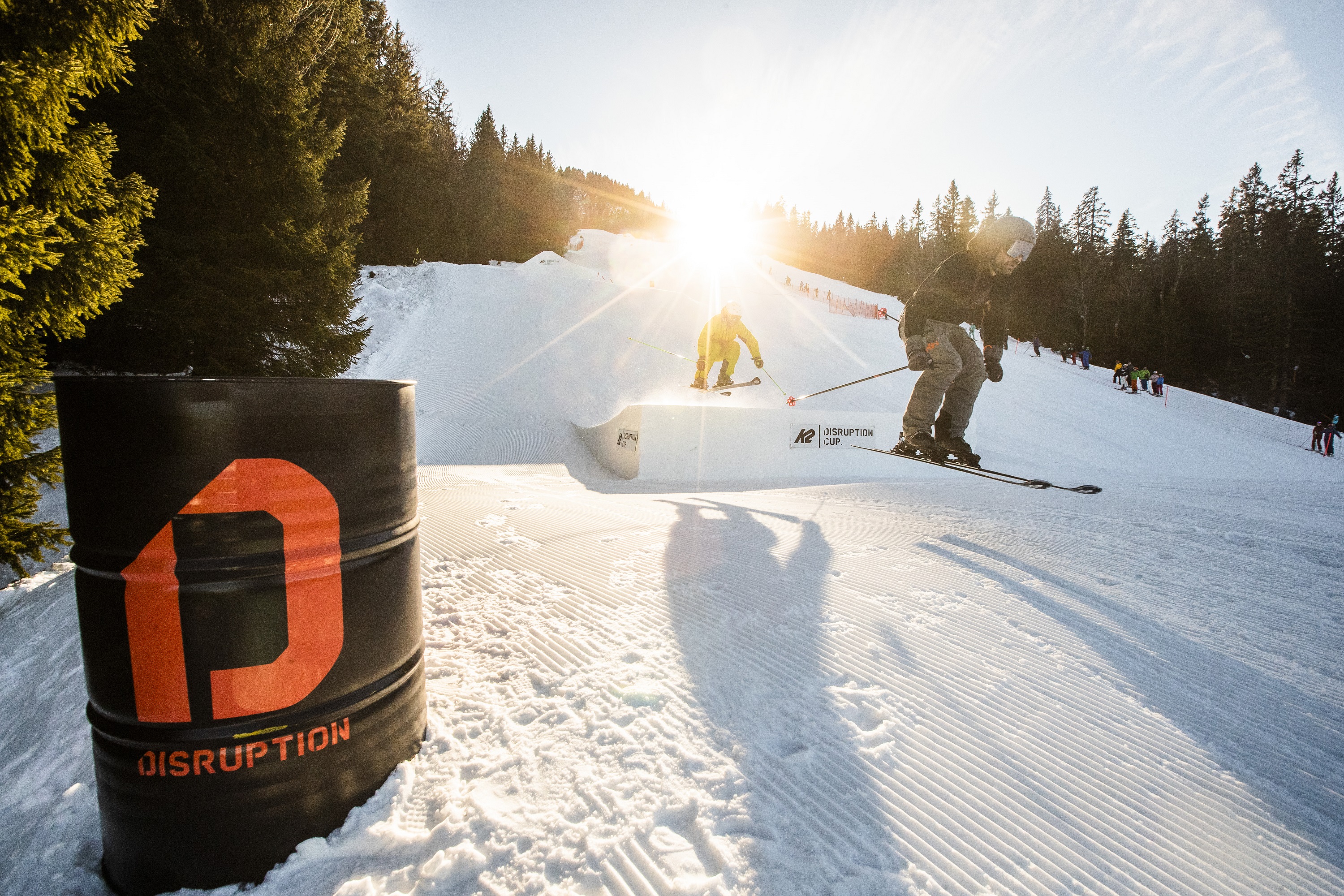 Warner Nickerson, K2 athlete and one of the participants in the development of Disruption at the Disruption Cup in Garmisch-Partenkirchen. Warner Nickerson, K2 athlete and one of the participants in the development of Disruption at the Disruption Cup in Garmisch-Partenkirchen.
