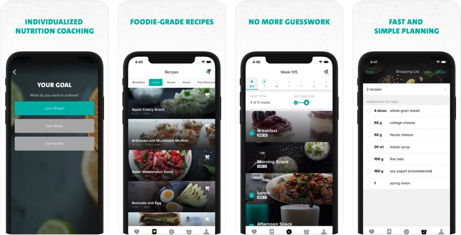 Freeletics Nutrition Freeletics Nutrition Fitness App Screenshots