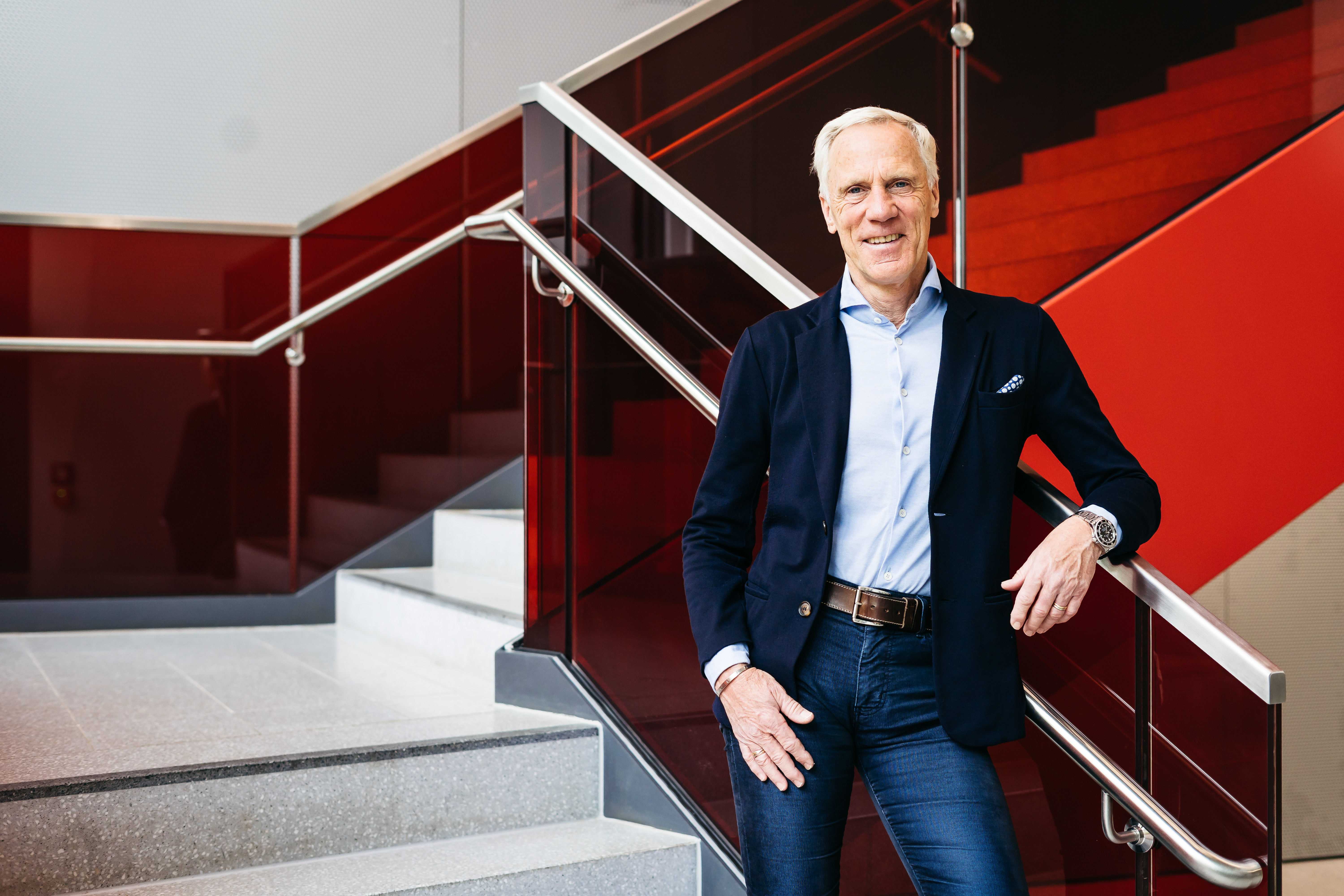 Prof. Dr. Ingo Froböse im Nawi-Medi der Deutschen Sporthochschule Köln.