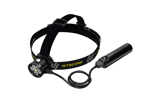 NITECORE HU60 & NPB1 E-focus Elite Headlamp Set Stirnlampe mit USB-Power