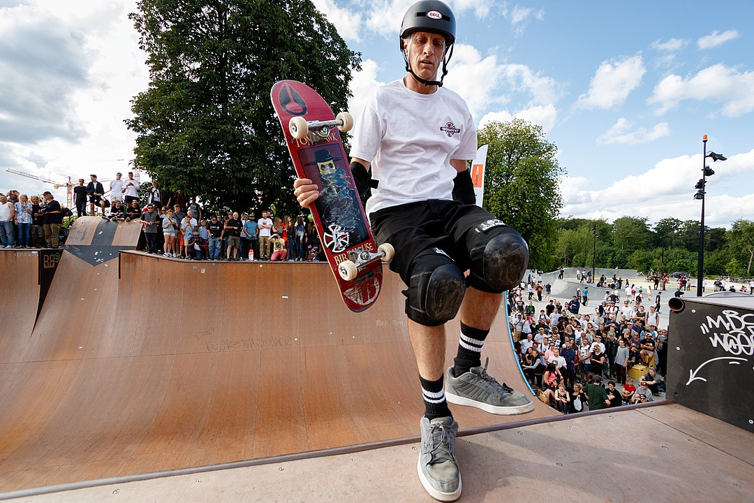 Le légendaire Tony Hawk content de voir son sport aux Jeux