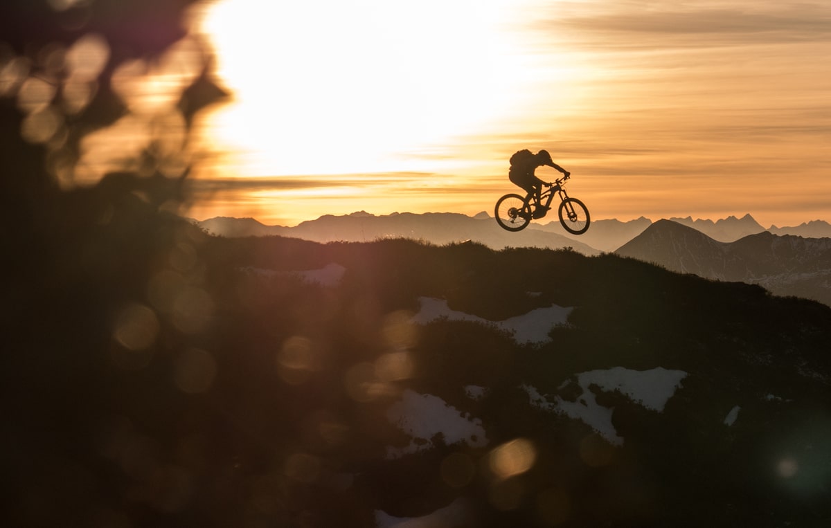 Roman Rohrmoser beim Mountainbiken Roman Rohrmoser beim Mountainbiken