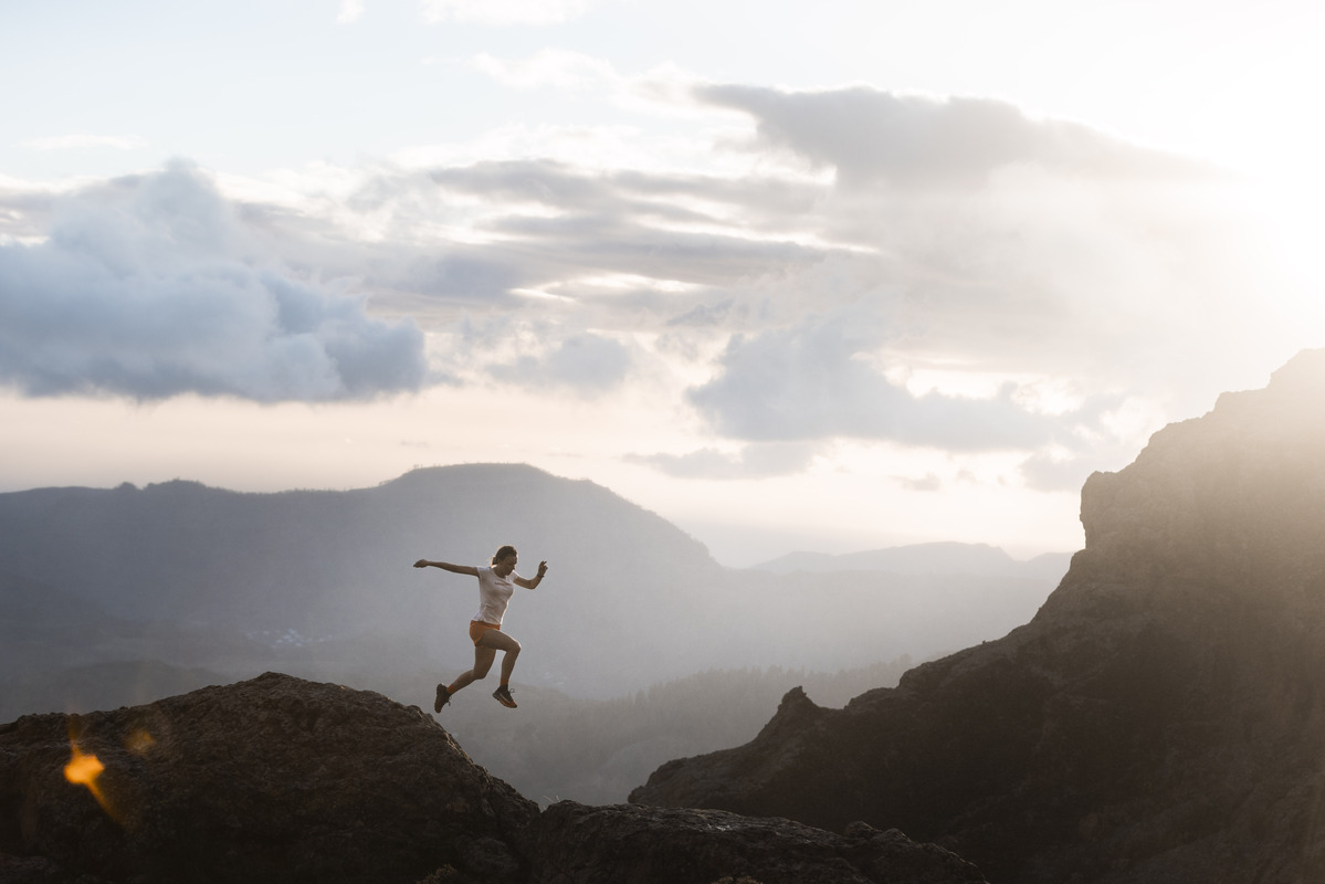 Denisa Dragomir beim Skyrunning Denisa Dragomir beim Skyrunning