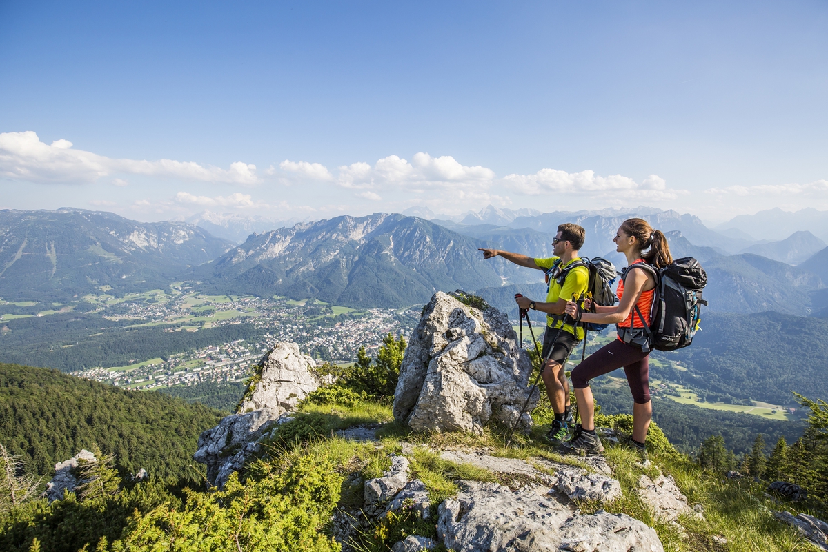 Ausblick über die Bergwelt von Bad Reichenhall Ausblick über die Bergwelt von Bad Reichenhall