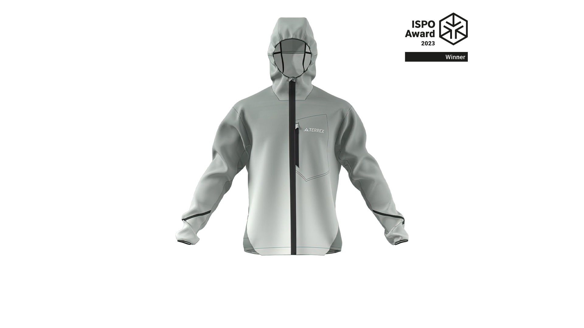 The Xperior Light Windweave Jacket from Adidas Terrex has won the ISPO  Award 2023