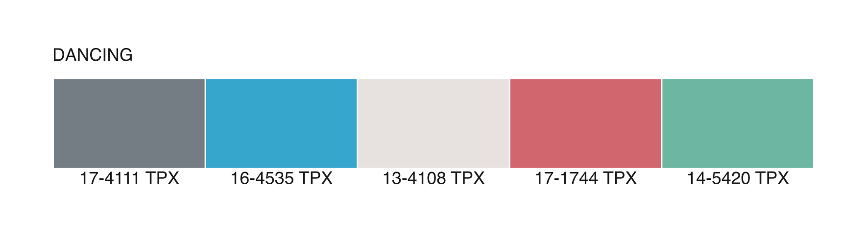 color trends palette dancing