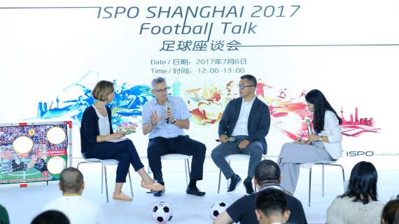 The Football Talk at ISPO Shanghai 2017.