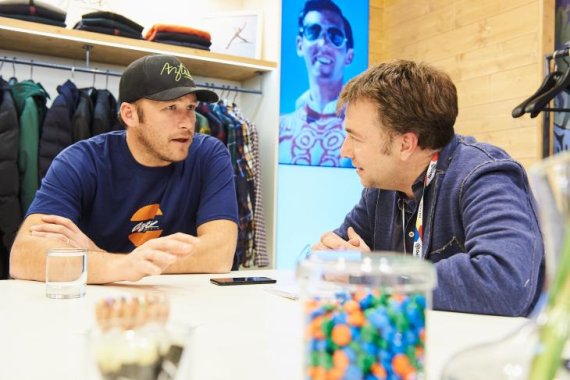 I don't miss racing for one second": Olympic ski champion Bode Miller, co-owner of the US outdoor company Aztech Mountain, talking to ISPO.com editor-in-chief Gunnar Jans. I don't miss racing for one second": Olympic ski champion Bode Miller, co-owner of the US outdoor company Aztech Mountain, talking to ISPO.com editor-in-chief Gunnar Jans.