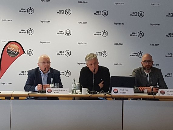 The press conference of Sport2000 at ISPO Munich 2018. The press conference of Sport2000 at ISPO Munich 2018.