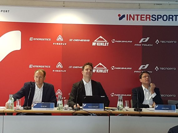 Intersport press conference at ISPO Munich 2018. Intersport press conference at ISPO Munich 2018.