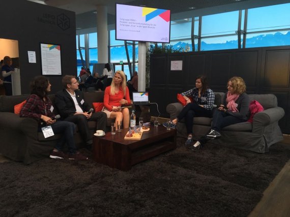 ISPO women‘s Lounge Diskussionsrunde in der ISPO Women‘s Lounge auf der ISPO Munich 2018.