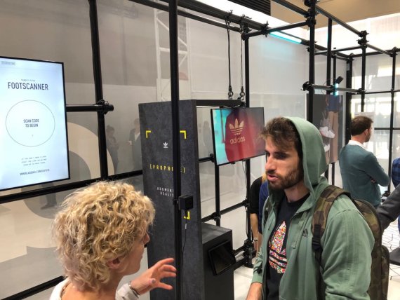 FC Bayern star Javi Martínez at ISPO Munich 2018 FC Bayern star Javi Martínez at ISPO Munich 2018