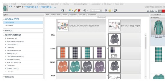 Everything at a glance: With the Lectra software, designers can directly visualize 3D models in different fabrics and colors. Everything at a glance: With the Lectra software, designers can directly visualize 3D models in different fabrics and colors.