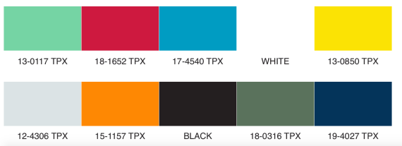 The core color palette of Spring/Summer 2020 The core color palette of Spring/Summer 2020